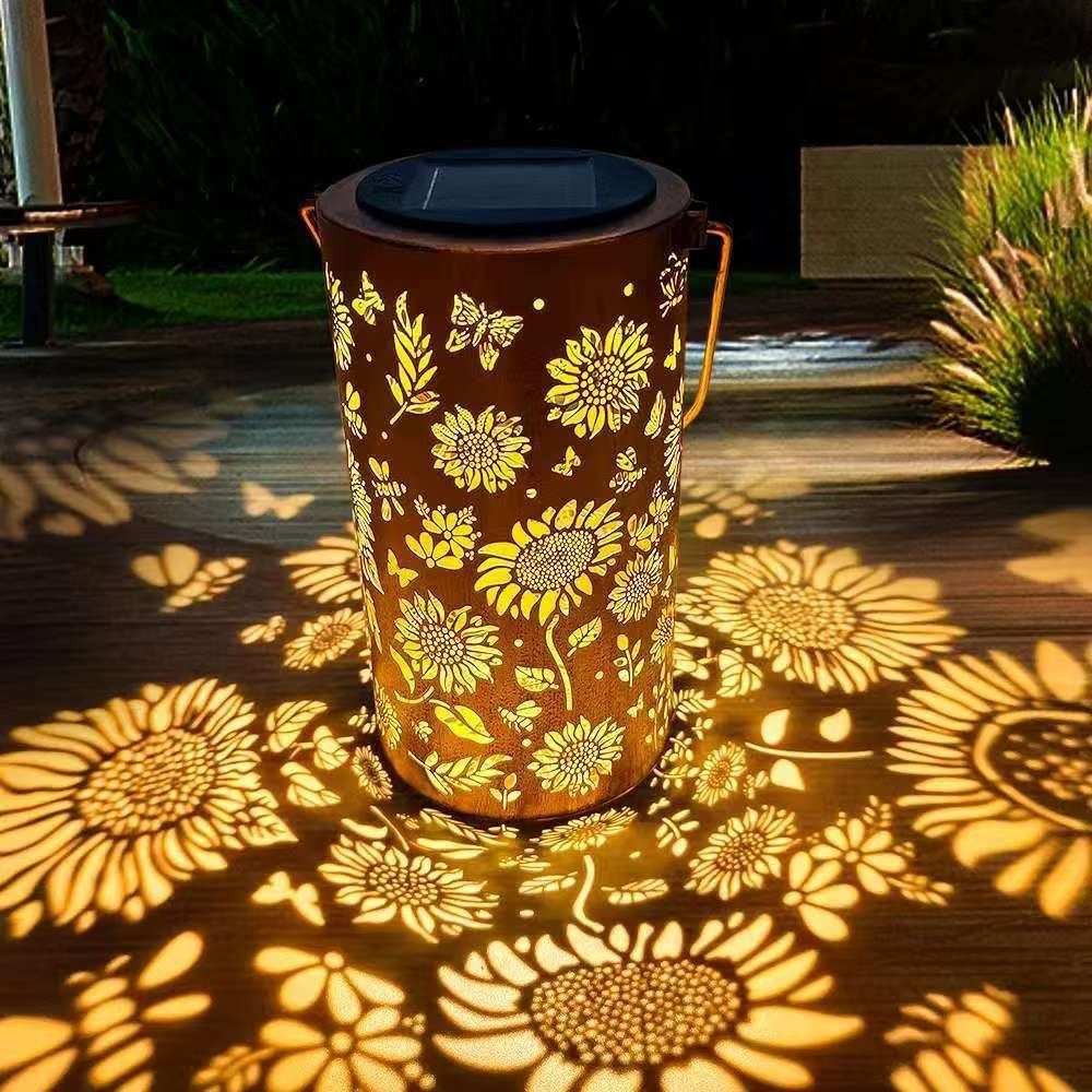Solar Garden Light - Luz de girassol e sombra, luz