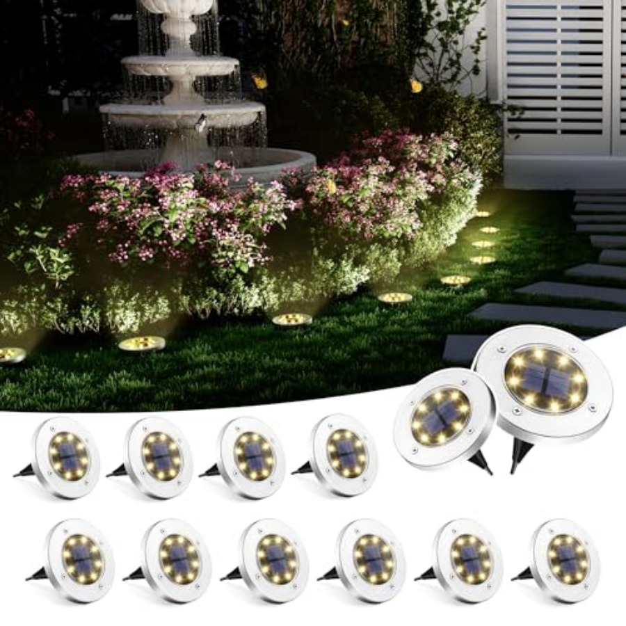 Solar Garden Light - Luzes Solares de Solo, Luzes Solares