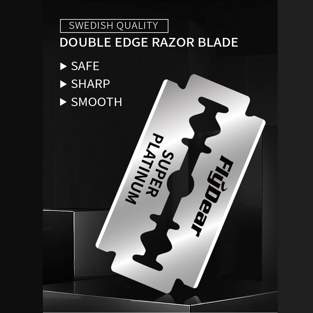 Lâmina de barbear de aço inoxi - Safety Razor Handle avaliação e preço