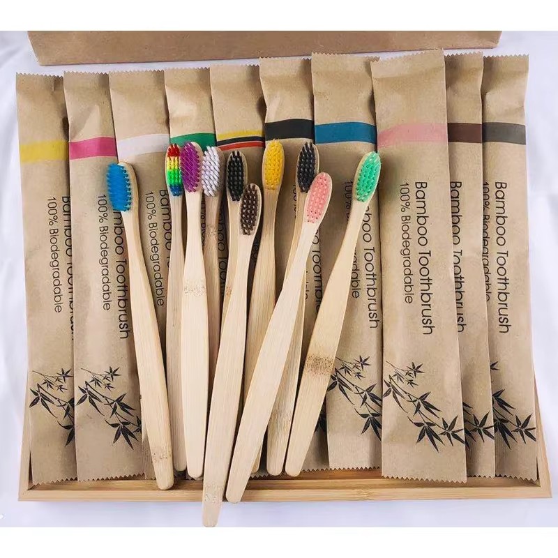 Escovas de dentes de bambu, 5- - Bamboo Toothbrush avaliação e preço