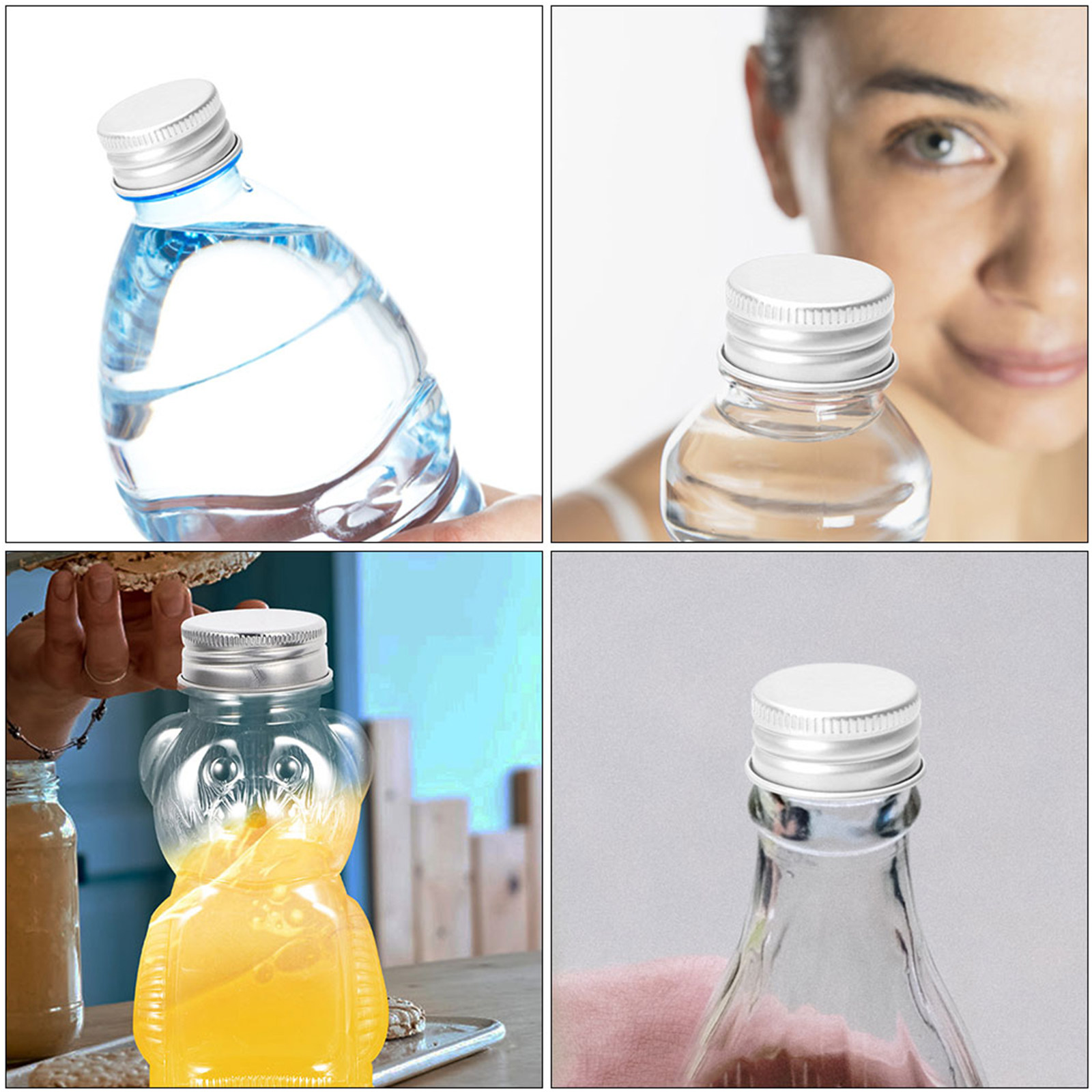 80 unidades de tampas de rosca - Reusable Bottle avaliação e preço