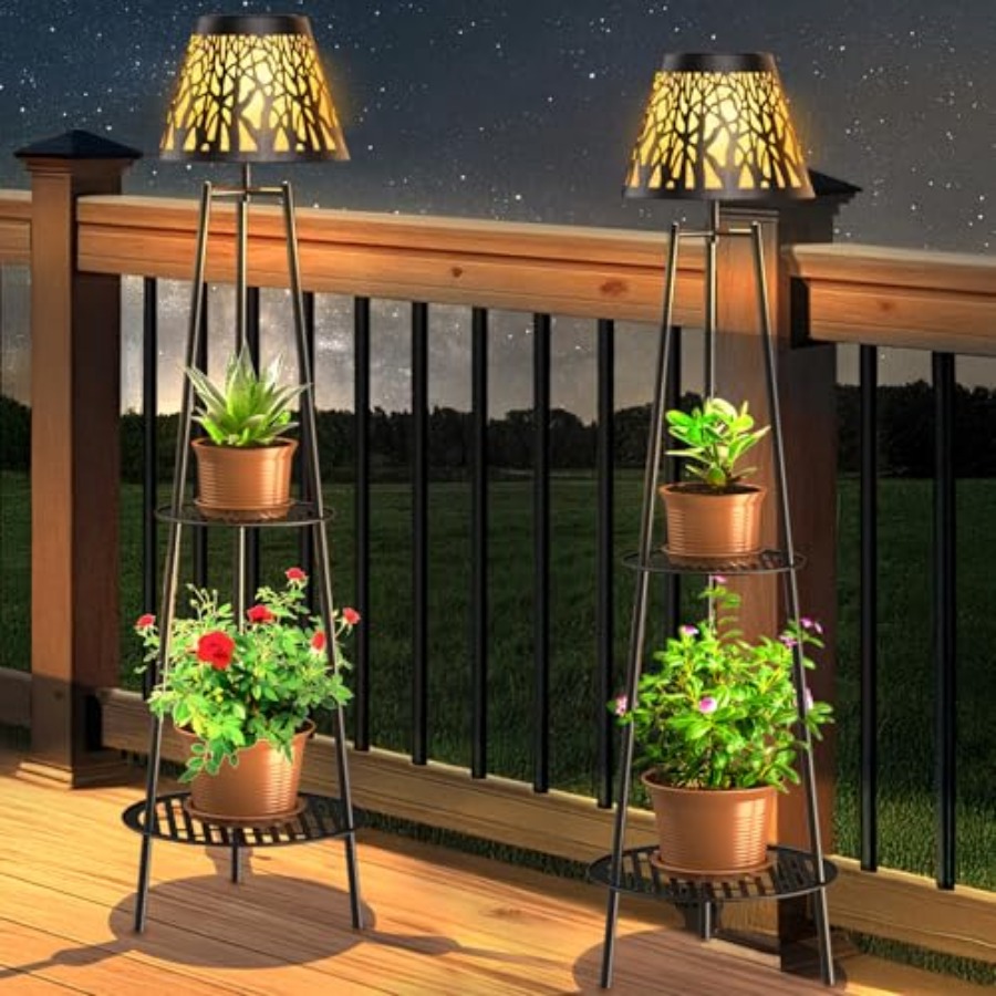 Conjunto de 2 Luminárias de Ch - Solar Garden Light avaliação e preço