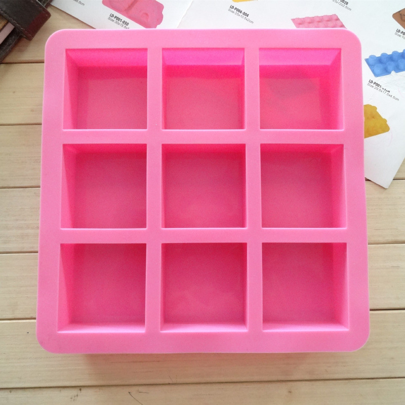 Moldes quadrados de silicone p - Eco Soap avaliação e preço