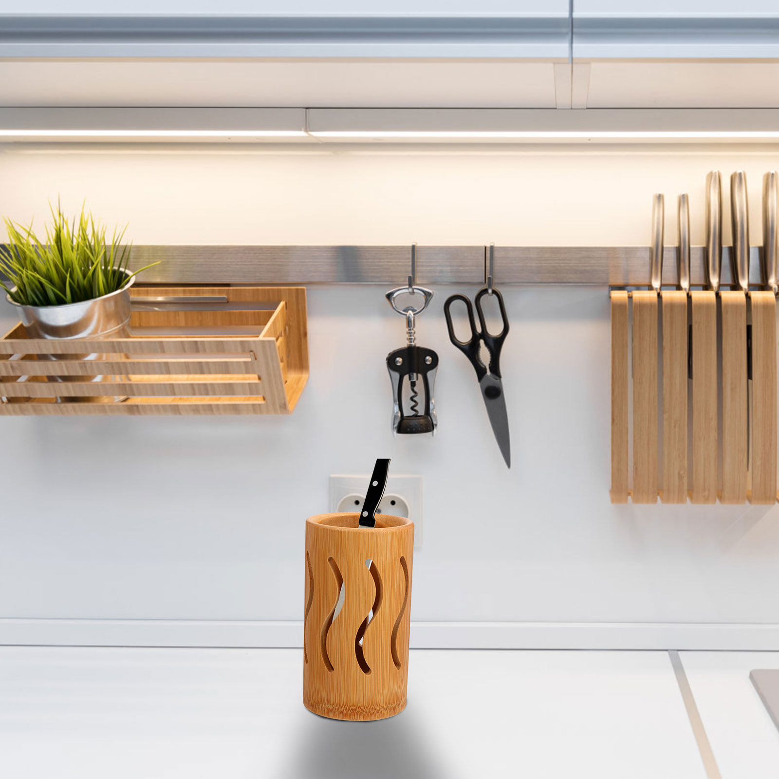 Suporte para talheres de bambu - Bamboo Cutlery avaliação e preço