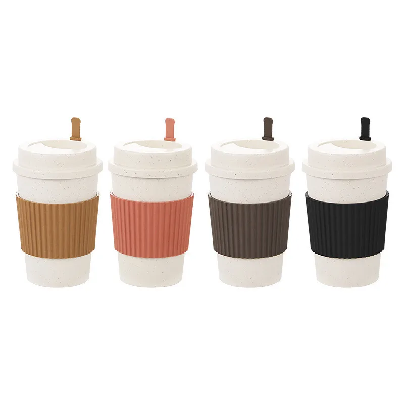 Xícaras de café com tampas, 45 - Reusable Straw avaliação e preço