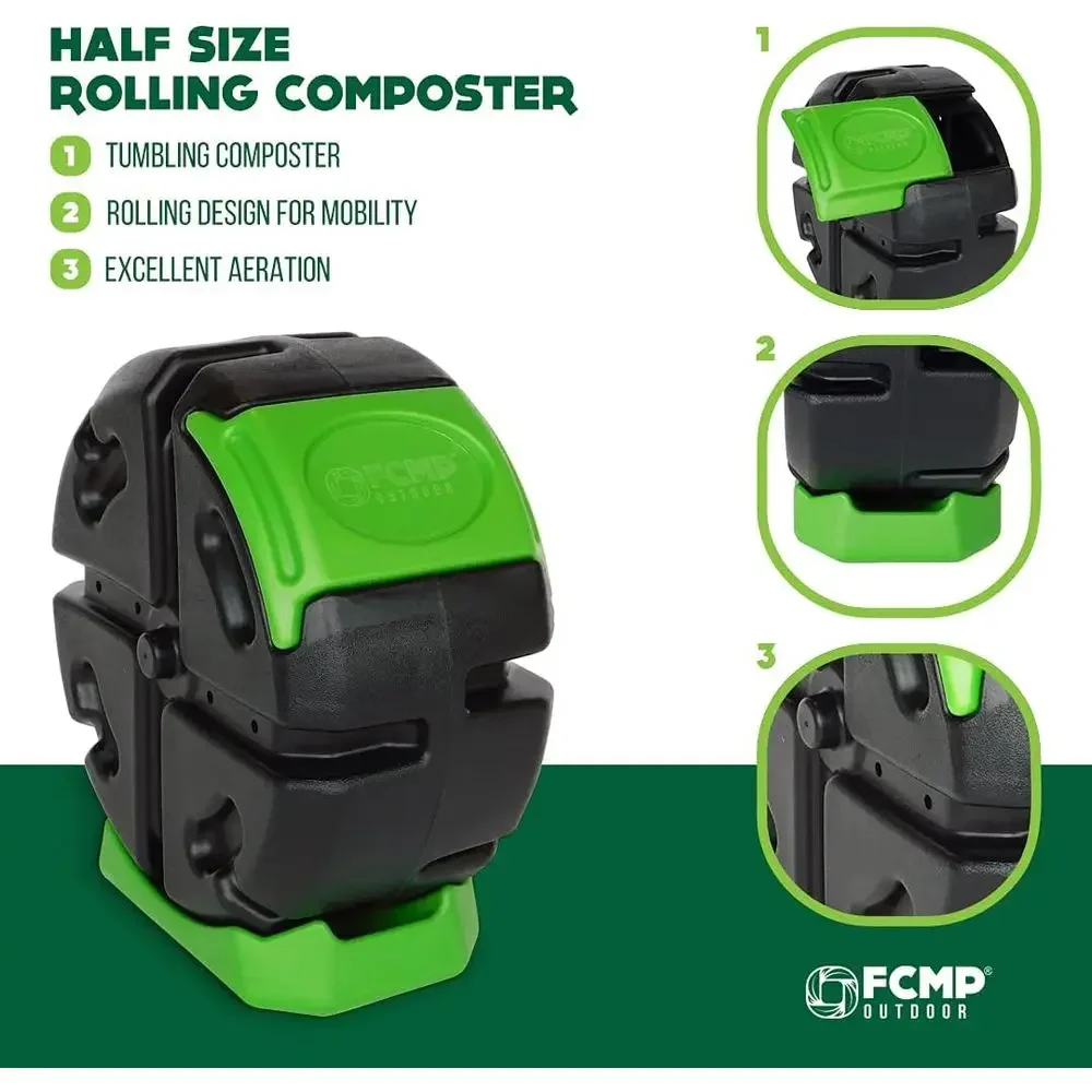 Composteiro de jardim rotativo - Compost Bin avaliação e preço